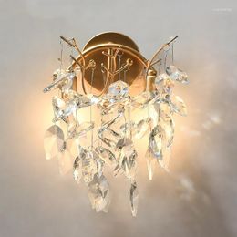 Wall Lamps Modern Crystal Lamp Lights Bedroom Bathroom Sconce Living Room Bedside Dining Home Decorative Light