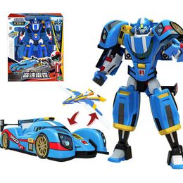Transformation toys Robots Galaxy Detectives Tobot Transformation Robot to Car Toy Korea Cartoon Brothers Anime Tobot Deformation Car Airplane Toys 230625