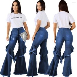 Women's Jeans Woman High Waist Pants For Women South Korea American Vintage Y2k Korean Fashion Denim Overalls Jean Large Urban