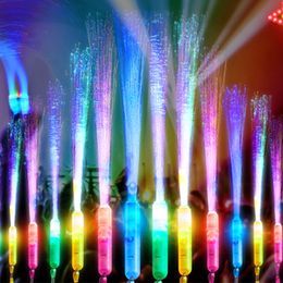 LED Light Sticks 24pcs LED Light Up Fibre Optic Wands Glow Fibre Wands Sticks LED Flashing Fibre Sticks Glow Flashing Wands Party Birthday Gifts 230625