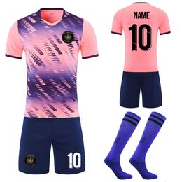 Other Sporting Goods Men Soccer Jerseys Sets Boys Girls Football Shirts Sportswear Youth Kids Football Training Uniforms Tracksuits with Socks 230626