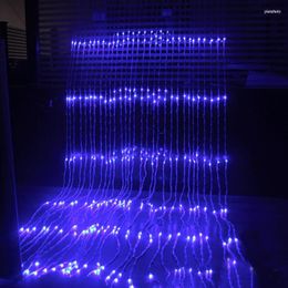 Strings Christmas LED Waterfall Meteor Shower Rain String Light 3X3M/3X2M Holiday Decorative Lights For Home Bedroom Wedding Decorations