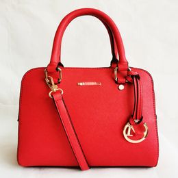 2023 New Women's Bag Europe and The United States Fashion Handbag Cross-grain PU Leather Single Shoulder Crossbody Bag
