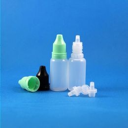 100 Pcs 1/2 OZ 15ML Plastic Dropper Bottles Tamper Proof Thief Evidence Liquid E CIG Liquid OIL Juice 15 mL Pnnjc