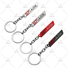 Stline Car Logo keychain Made By Metal keychain For Ford Badge 4s Shop Advertising Gifts Automotive Personalised Creative Metal keychain
