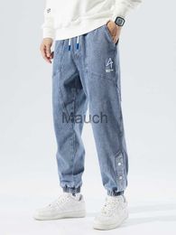 Men's Jeans Spring Autumn Plus Size Baggy Jeans Men Hip Hop Streetwear Harem Pants Fashion Embroidery Stretch Cotton Casual Jogger Jeans 8XL J230626