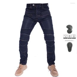 Motorcycle Apparel MOTORPOOL UBS06 PK719 Jeans Leisure Men's Off-road Outdoor Jean/cycling Summer Pants With Protect EquipmentMotorcycle