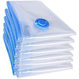 Clothing Wardrobe Storage Vacuum Bag Home Organizer Transparent Border Foldable Clothes Seal Compressed Travel Saving Packageg3 230625