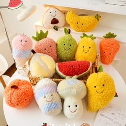 New Simulation Fruit Doll Cute Watermelon Mango Durian Stuffed Toy Grab Machine Doll Wedding Throw Away Wholesale