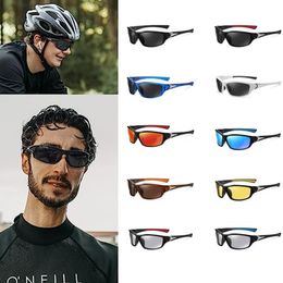 Polarised Sports Sunglasses for Men UV Protection Wrap Around Unbreakable Sun Glasses for Fishing Driving