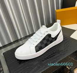 2023 Casual Shoes Brand High Quality Men's Fashion Cheque