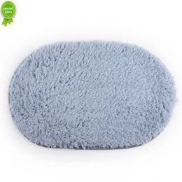 Thicken Bath Carpet Mat Chenille Bathroom Water Absorption Plush Floor Bedroom Mats Entrance Doormat Non-slip Toilet Rug