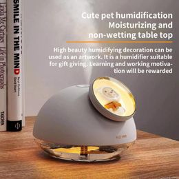 Other Home Garden Aromatherapy Machine Convenient Usb Air Purifier Aromatherapy Humidifiers Diffusers Cute Pet Design Mini Home Decor Humidifier 230625