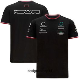 Sport Car Team Fans Men's T-shirts Summer F1 Formula One Racing Short-sleeved T-shirt Sports Round Neck Tee with the Same Customization 5amj