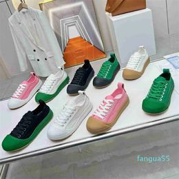 2023-Designer Shoes Sneakers Luxury Men Women Casual Shoes Green Rubber Outsole Sneakers Flat Skate Shoe Fashion Optical White parakeet 35-45