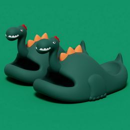 Slipper Cute Dinosaur Cartoon Childrens Summer Shoes Soft Eva Slides Boys Girls Beach Slippers Comfort Funny Design Kids 230626