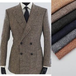 Men's Suits Blazers Tailor Made Man Spring Classic Jacket Tweed Blazer Male Costume Outfit Clothing Slim Fit Plaid Custom 230625