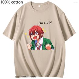 Women's T Shirts Tomo Chan Cute Fitted Scoop T-Shirt Anime Tomo-chan Is A Girl Cotton Tee Men/women Clothing Unisex Summer Clothes Y2k