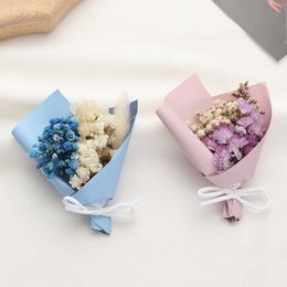 Dried Flowers Natural Real Happy Flower Small Bouquet Colours Press Mini Decorative Party Supplies Gift Box Decoration