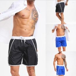 Underpants Men Beach Swimwear Solid Swimming Pants For Nylon Quick Dry Surfing Running Shorts W0321