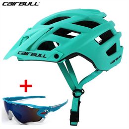 Cycling Helmets 2023 New Cairbull Cycling Helmet TRAIL XC Bicyc Helmet In-mold MTB Bike Helmet Casco Ciclismo Road Mountain Helmets Safety HKD230626