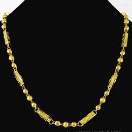 Chains 24 Inches Mens Necklace Gold Filled Classic Chain Statement Jewellery Polished Accessories