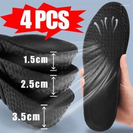 Women Socks Black Sports Air Cushion For Absorption Height Increased Insoles Feet Memory Foam Shoes Pad Breathable Heel Lift