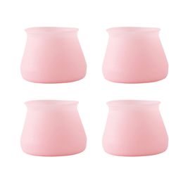 Chair Leg Caps Protectors Hardwood Floors Silicone Furniture Leg Cover Pad Protecting Floors Scratches Noise Smooth Moving Chair Feet HZ0038