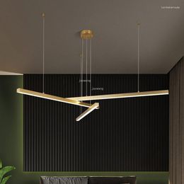 Chandeliers Nordic Minimalist LED Luster Pendant Lamp Modern Luxury Loft Indoor Living Room Chandelier Lighting Kitchen Fixtures