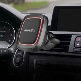 APPS2CAR Strong Magnetic Car Phone Holder Anti-Shake Phone Holder Mount Car Dashboard Air Outlet Car Holder For All Model Phone