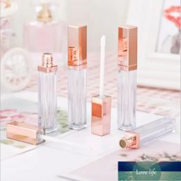 Simple 5ml Lipgloss Plastic Bottle Containers Empty Rose Gold Lip gloss Tube Eyeliner Eyelash Container R-1