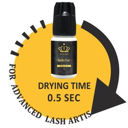 Eyelashes Korea Cola Lash Glue 0.5s Fast Drying Black Cola Y Nano Tek Glue with Eyelash Extension