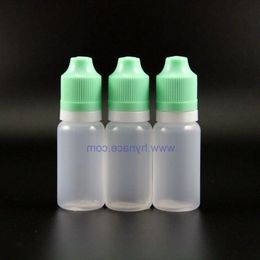 100PCS 15 ML High Quality LDPE Plastic Dropper Bottles tamper evident & Child Proof Safe & Double proof Vapour Squeeze Pvcea