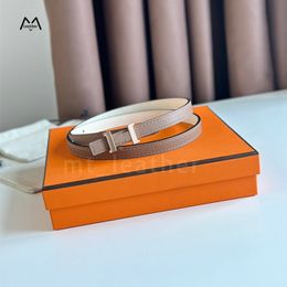 Woman designer belt Luxury fashion thin waist Genuine Leather Copper buckle Width 1.3cm Cinched Waist With Dress Decorative Belts wholesale