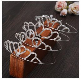 Headpieces Korean Princess Crown Bridal Tiara Weddingwedding Po Studio Rhinestonecrystal Crownhair Accessories Wedding