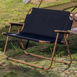 Camp Furniture Ultralight Folding Chair Camping Beach Garden Lounge Terrace Portable Outdoor Chairs Aluminum Double