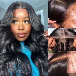 Glueless Wig Brazilian Body Wave 4x6 HD Lace Glueless Human Hair Wig Ready To Wear Pre Plucked