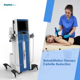 Vertical Pneumatic With Eletromagnetic Shockwave Focused And Radial Physio Therapy Machine