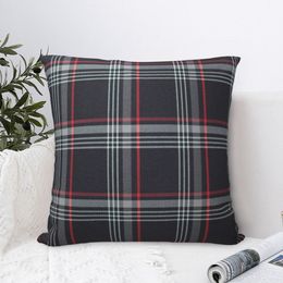 Pillow Case GTi Tartan 5 Square Pillowcase Cushion Cover Decorative Polyester Throw cover For Home Sofa Living Room 230626