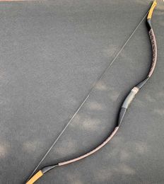 Bow Arrow 20-60lbs Traditional Recurve Bow Practise Archery Hunting Handmade Wooden Longbow made by handsHKD230626