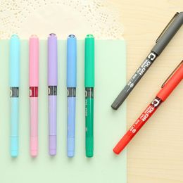 Pcs/Lot Free Ink Writing Pen 7 Color 0.38mm Roller Ball Pens For Wholesale Stationery Office School Supplies FB974