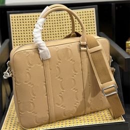 Laptop bag designer bag luxury briefcase letter design leather briefcase large capacity fashion business model is laptop bag very good nice