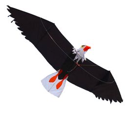 Kite Accessories Outdoor Fun Sports 2m High Quality 3D Eagle Kite With Handle And 30m Line Easy Control Good Flying 230625