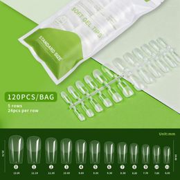 False Nails Artificial Plastic Multi-shapes Clear Square Ballet Pre Shaped Tips Press On Nail Extension