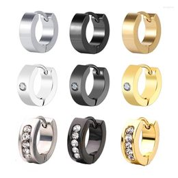 Stud Earrings 1 Pairs Fashion Stainless Steel Studs Ear Piercing Hoop For Body