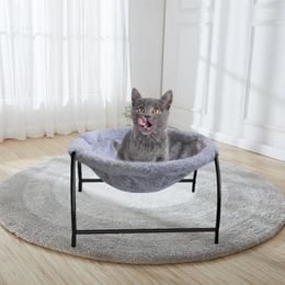 Cat Beds Pet Hanging Bed Round Soft Hammock Cosy Rocking Chair Detachable Cradle House For Cats Dog Nest Mat