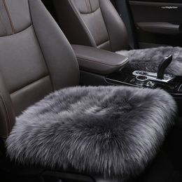 Car Seat Covers 2023 Winter Single Piece High Quality Pure Wool Automobile Cushion Cover Set Luxury