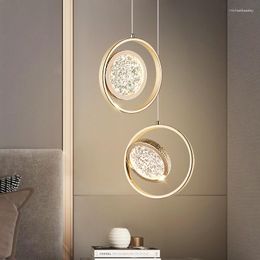 Chandeliers Luxury Led Ceiling Adjustable Hanging Wire For Corridor Bedside Living Room Bedroom Home Fixture Indoor Lighting