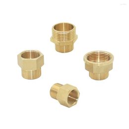 Watering Equipments Brass 1 Inch To 3/4 1/2 Thread Connector Male Female Reducing Water Pipe Repair Copper Fittings 1pcs