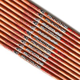 Bow Arrow 32 inch Spine 400 450 500 600 700 Carbon Arrow Shaft Wooden Paint with Nocks ID 6.2mm Wooden Skin Carbon Arrow for HuntingHKD230626